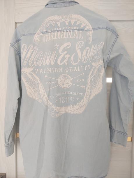 Riflová košeľa zara, zara,s