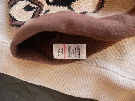 Suprava opicovej mikiny a čiapky next, next,98