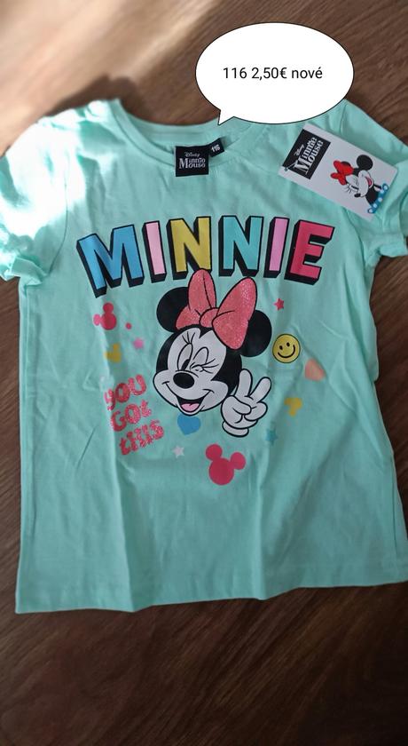 Tričko minnie 116, disney,116