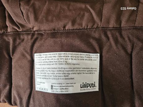 Ergonomický nosič liliputi 3x použitý, v top stave, liliputi