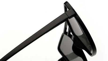 Trendy dámske slnečné okuliare pilotka - čierna, 