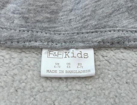 Mikina na zips veľ. 122, f&f,122