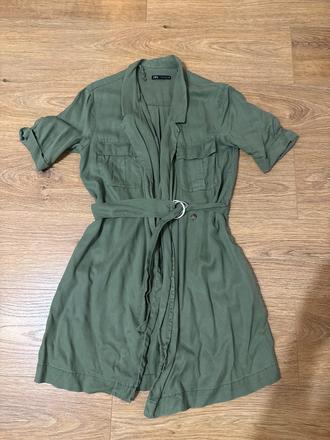 Khaki blúzka zara, zara,xs