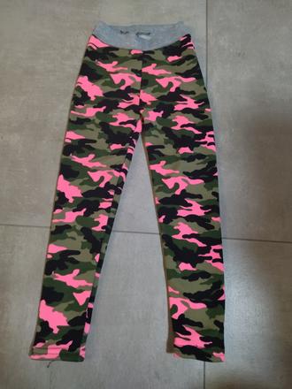 Zateplené hrubé maskacove leginy, 110