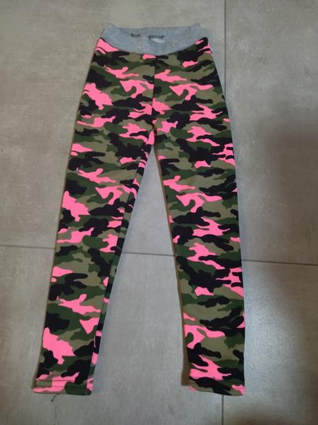 Zateplené hrubé maskacove leginy, 110