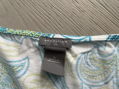 Elastické tielko/top ann taylor, s