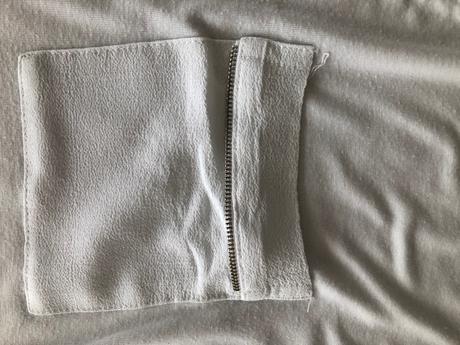 Biele tricko s vackom, zara,s