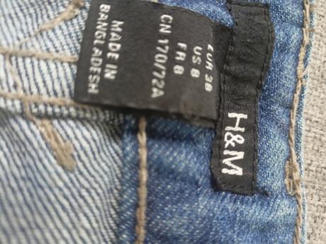 Riflovalá sukňa, h&m,38