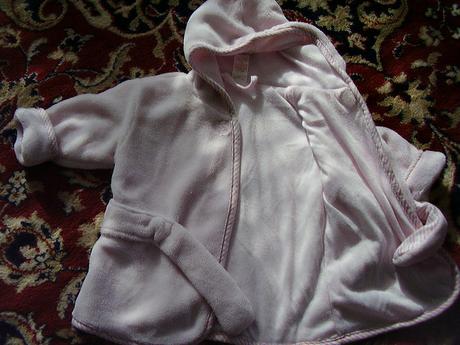 Nadherny ružovy župan na 3-6 mesiacov, baby,68