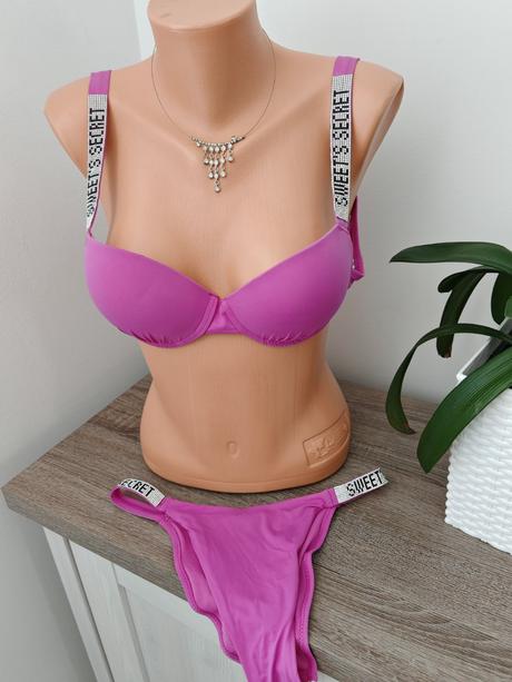 Plavky ružovo fialové krásne - m košíky 75-80 b, m