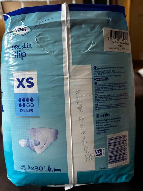 Tena slip xs lepiace plienky, 11 kg - 25 kg