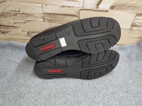 Rieker 37 - dámske kožené tmavomodré našuchovacie, rieker,37