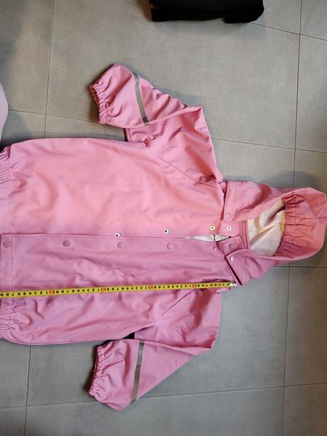 Ružová nepremokavá tenká bunda, 122