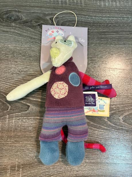 Moulin roty - plyšovy vlk vo fialovom 24,