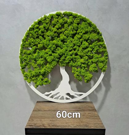 Machový obraz "strom života" 60cm,