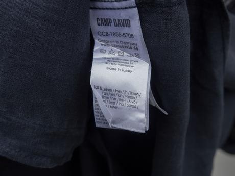 Ľanová košeľa camp david 3xl, xxxl