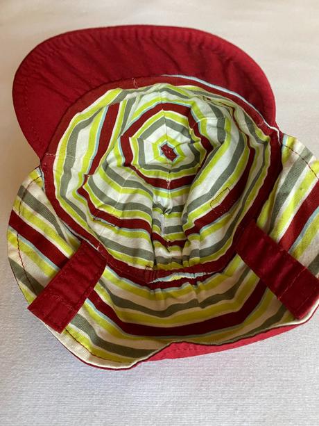 Letná čiapka s kytím krku v. 68/74 - oh 40-44 cm, 68