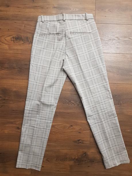 Kárované nohavice, h&m,40 / l