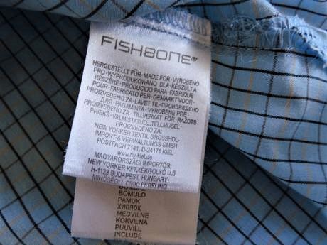 Letná košeľa fishbone, fishbone,xl