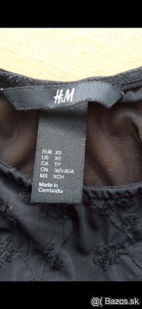 H&m nové slávnostne tričko xs.s, h&m,s