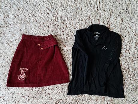 Menčestrová sukňa a blúzka harry potter, reserved,164