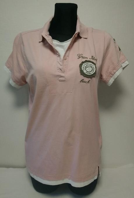 Dámsky bavlnený top s golierom, h&m, h&m,l