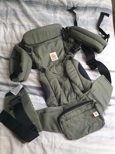 Nosič ergobaby omni 360 khaki zeleny, ergo baby