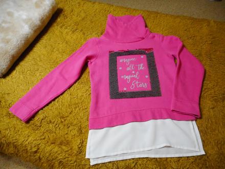 Dievčenská hrejivá mikinka 134/140cm, yigga,134