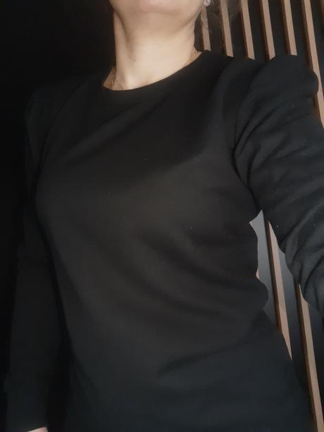 Tričko s puf rukávom, bershka,s