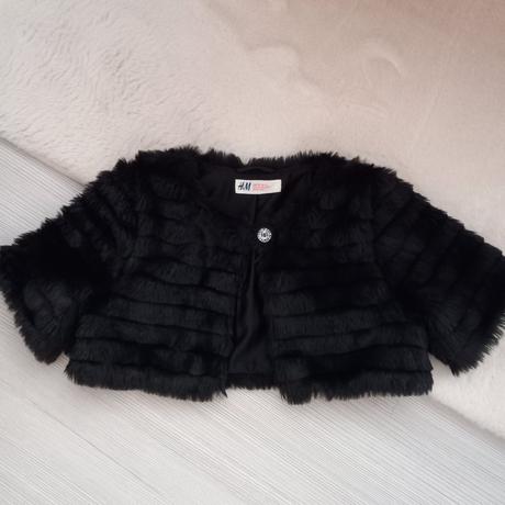 Kožušinkové bolerko, h&m,122