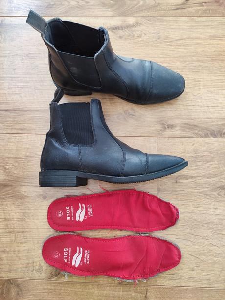 Kožené čižmy jazdecké hkm sport, hkm,39