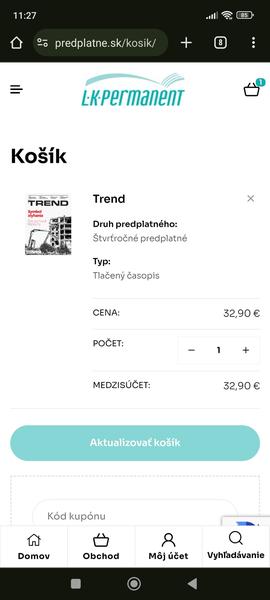 Má niekto predplatné týždenníka Trend?