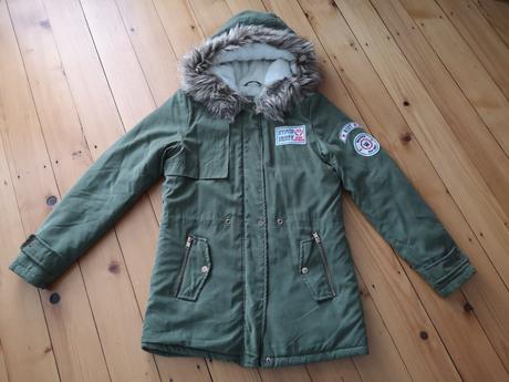 Teplá parka, xs