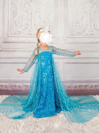 Karnevalovy kostym elza frozen, 