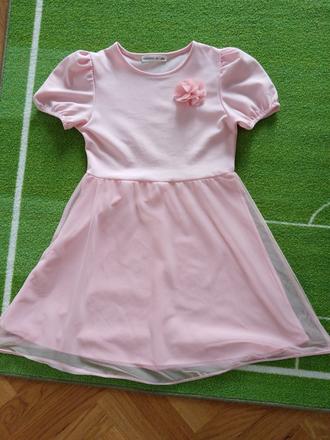 Ružové šaty, terranova,140