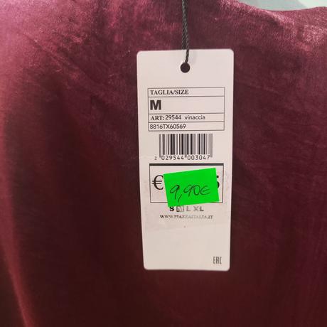 Padavý top s náhrdelníkom veľ. m, piazza italia,m