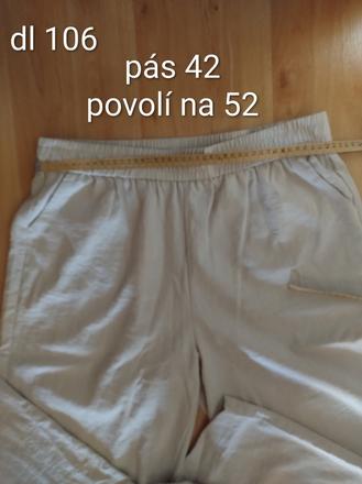 Široké letné nohavice, xxl