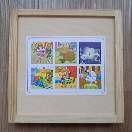 Woody drevené kocky "cirkus", 