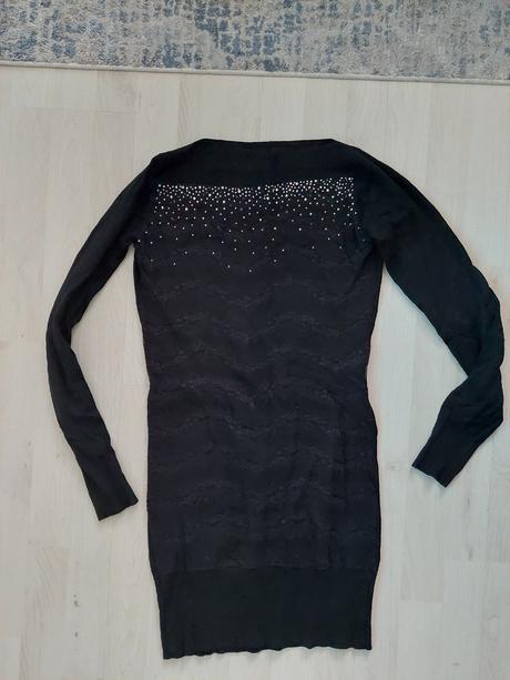 Svetríkové šaty s/m, m