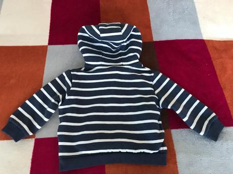 Mikinka zateplená zn. f&f - č. 80 ( 9-12 m), f&f,80