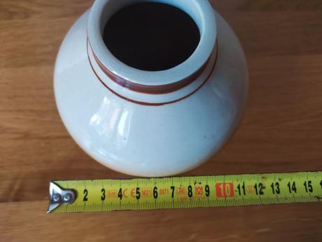 Keramická retro váza,