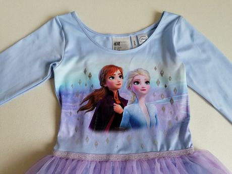 Elsa, anna - body šaty s tutu sukňou veľ.116,