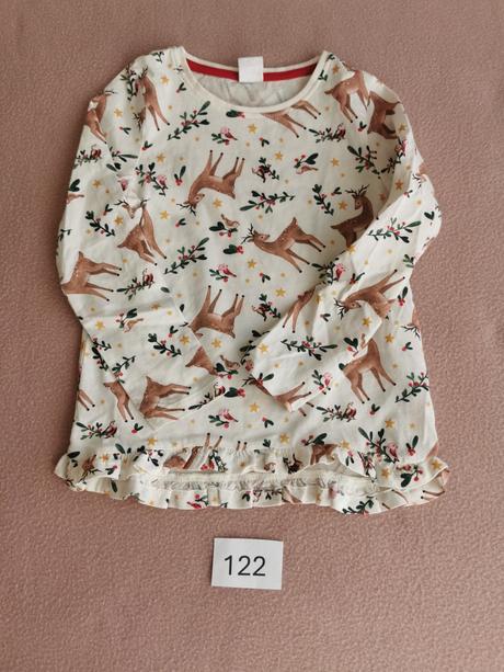 Velky balik vianocneho oblecenia 116/122 top stav, 104–116