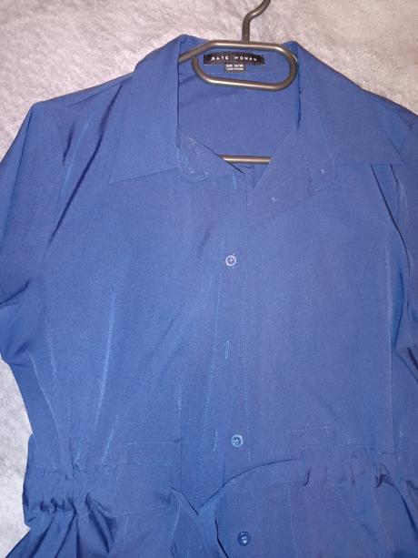 Tmavomodré košeľové šaty gate - m, gate,m