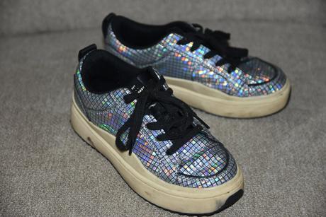 Strieborné tenisky zara, zara,34