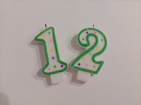 Sviečky 1 a 2  na tortu, 