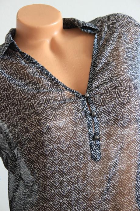 Blúzka s geometrickými vzormi, comma, m