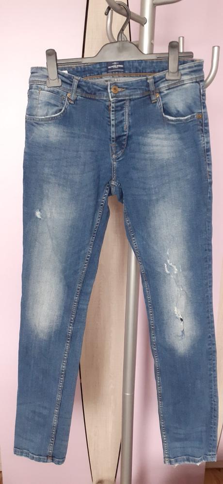 Rifle pas 80cm, denim,m