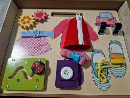 Playtive drevená hracia doska pre deti, 