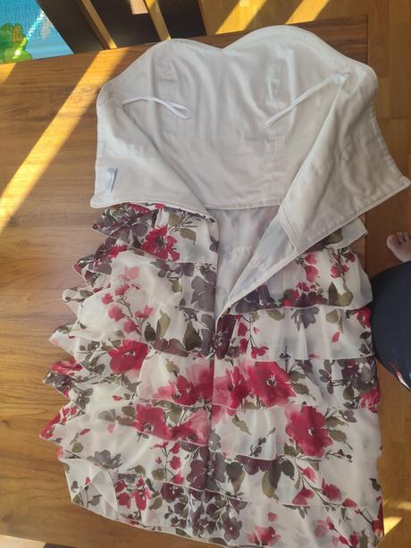 Kvetinové šaty, orsay,38